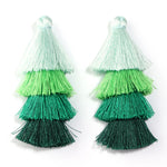 pompons franges polyester violet vert bleu rose boho chic décor maison rideau vêtement