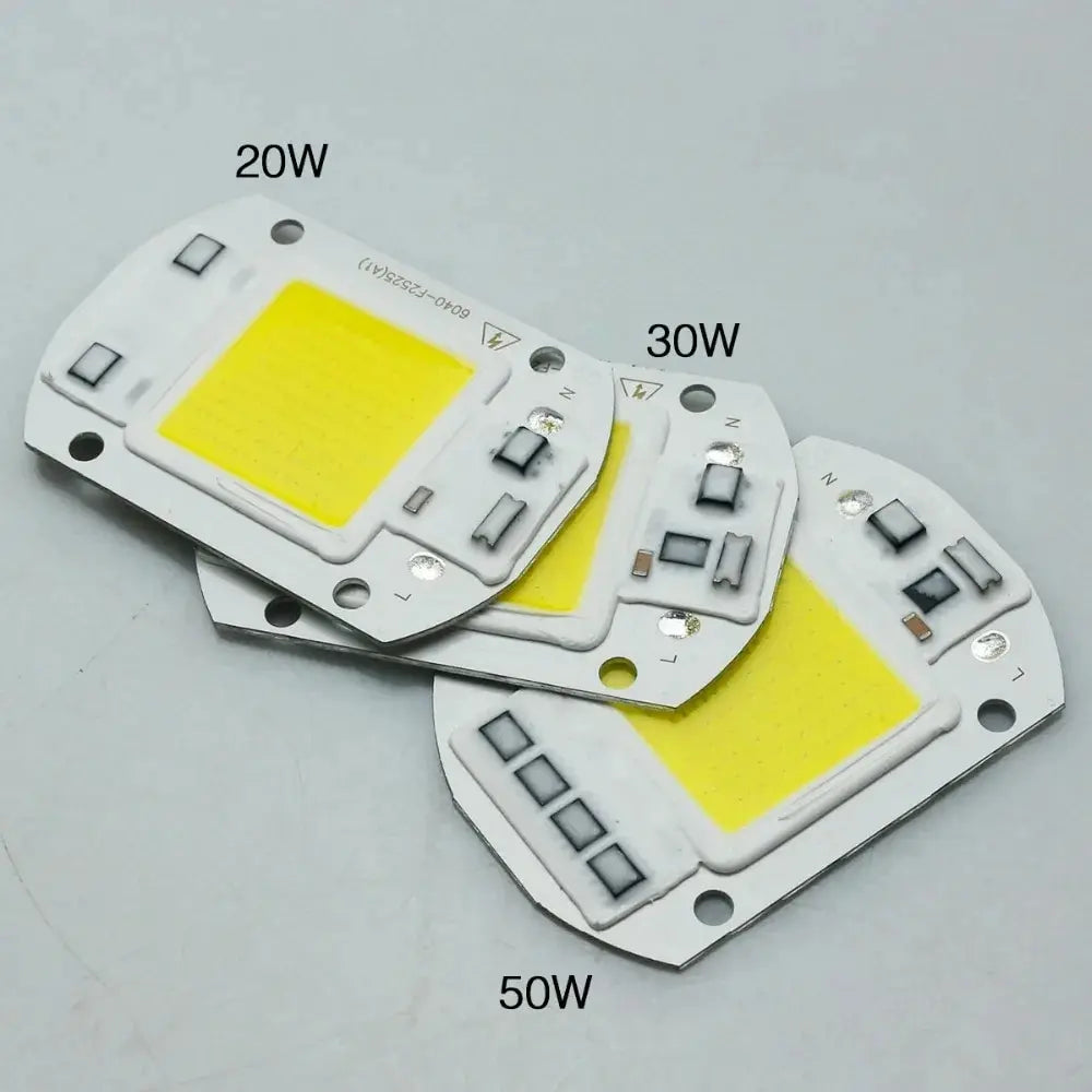 lampe led cob 20w 30w 50w blanc mat moderne vis aluminium 220v 110v