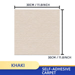 tapis auto adhésif polyester antidérapant moderne khaki bleu noir vert gris rougeintérieur sol 9couleurs