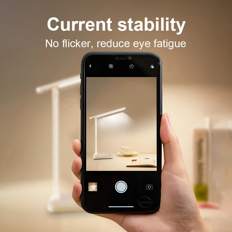 lampe led rechargeable blanc moderne minimaliste base plate flux lumineux variable ab