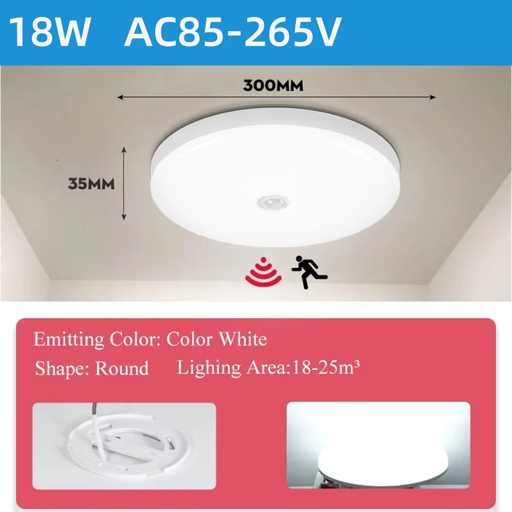 lampe led sensor mouvement blanc moderne surface echangement ampoule 220v 90v 260v