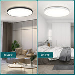 lampe led moderne noir blanc minimaliste surface interrupteur bouton éclairage intérieur chambre cuisine salon
