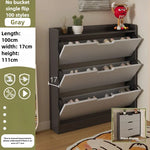 armoire chaussures moderne beige clair tiroirs rangement chaussures objets multifonction bois MDF