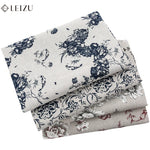 tissu imprimé fleurs feuilles beige bleu rouge résistance abrasion classique vintage 180x150cm 45x150cm 90x150cm
