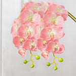 décoration intérieure orchidées artificielles blanc rose modernes 69cm hauteur anniversaire mariage