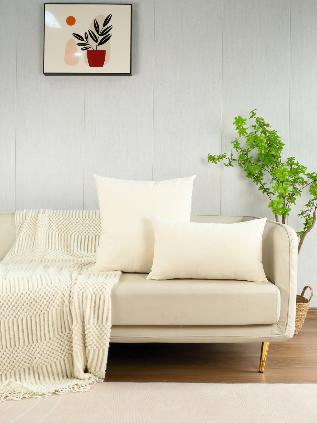 housse coussin motif floral brodé moderne 100% polyester blanc décoratif chambre canapé voiture