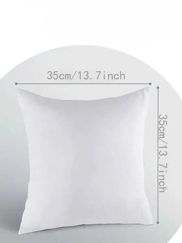 insert d'oreiller carré blanc texture lisse moderne 35cm 35cm polyester coton lavable machine toutes