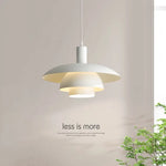 lampe suspendue moderne blanche minimaliste plafonnier salon chambre luminaires intérieur rond épuré