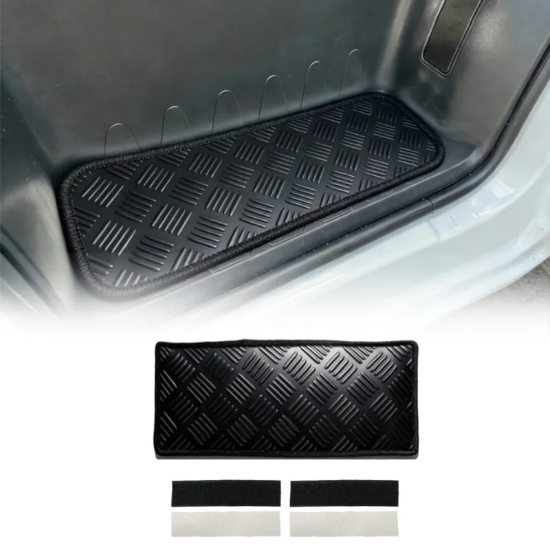 tapis sol voiture moderne texture diamantée noir adhésif antidérapant durable entrée camping car