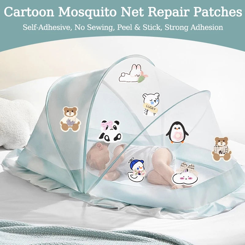 autocollants adhésifs anti moustiques transparents animaux cartoon voyage extérieur campement maison