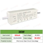 pilote led driver alimentation 120v 240v 3w 18w 300ma 600ma isolation industrielle ccc sécurité