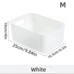 boîte rangement blanc moderne poignées réutilisable matériau abs multifonction
