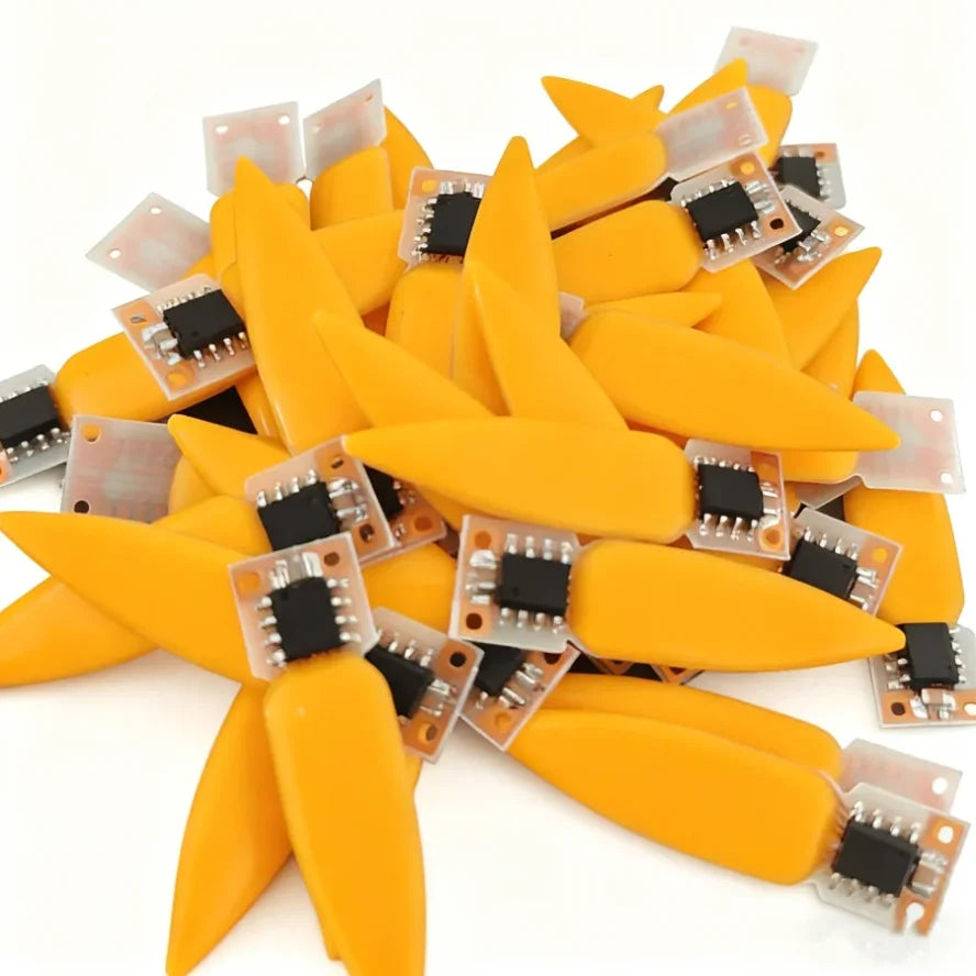 décoration anniversaire bougie flash led jaune moderne 3v adhésif modes
