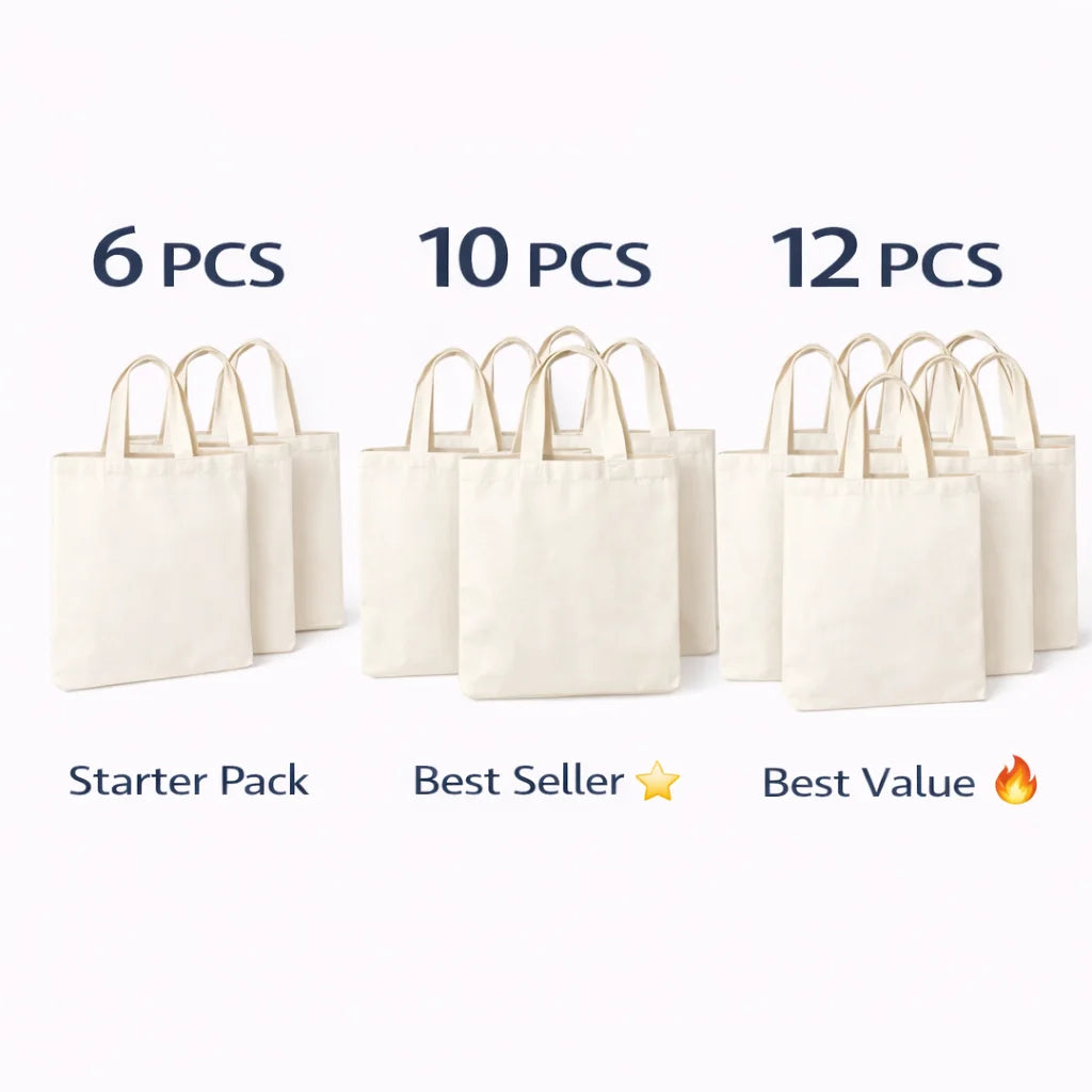 sacs main tote beige uni toile classique poignées détachables sublimation impression thermique