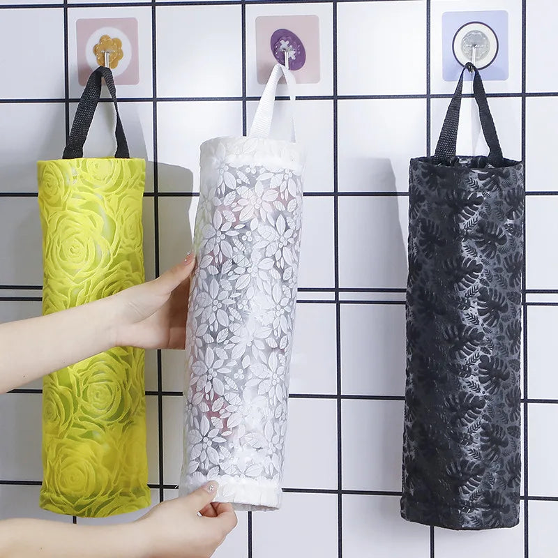 sac main pliable moderne vert citron rose élégant noir fleurs blancversible