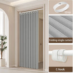 rideau plissé polyester beige clair texture lin moderne opacité pliable sans perçage chambre cuisine