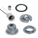 projecteurs industriels e26 e27 e39 e40 support aluminium résistance chaleur hautbay minier led gris