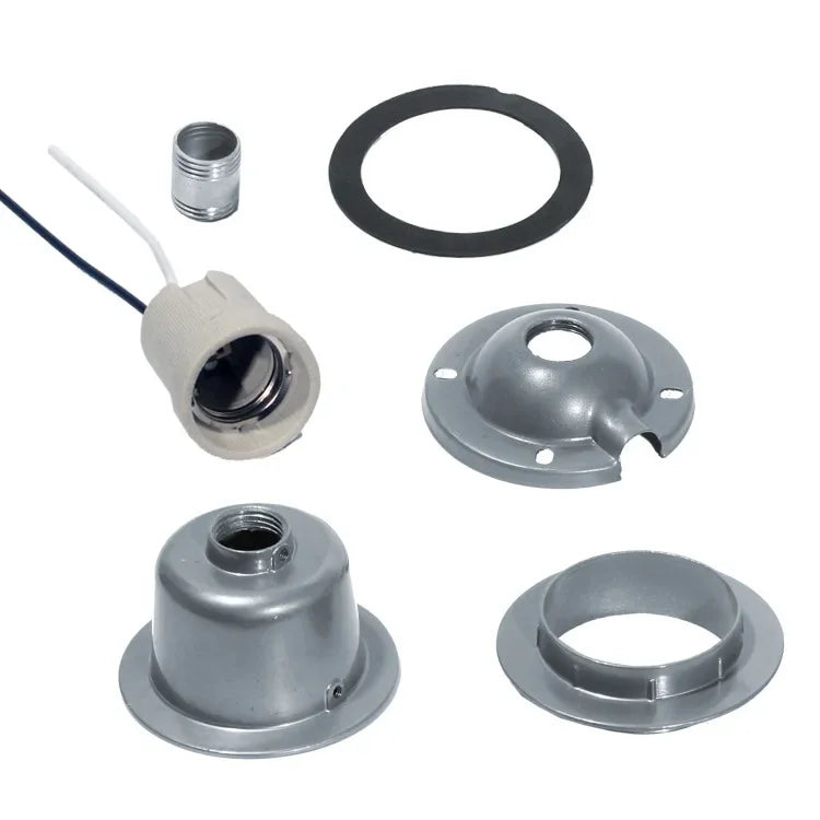 projecteurs industriels e26 e27 e39 e40 support aluminium résistance chaleur hautbay minier led gris