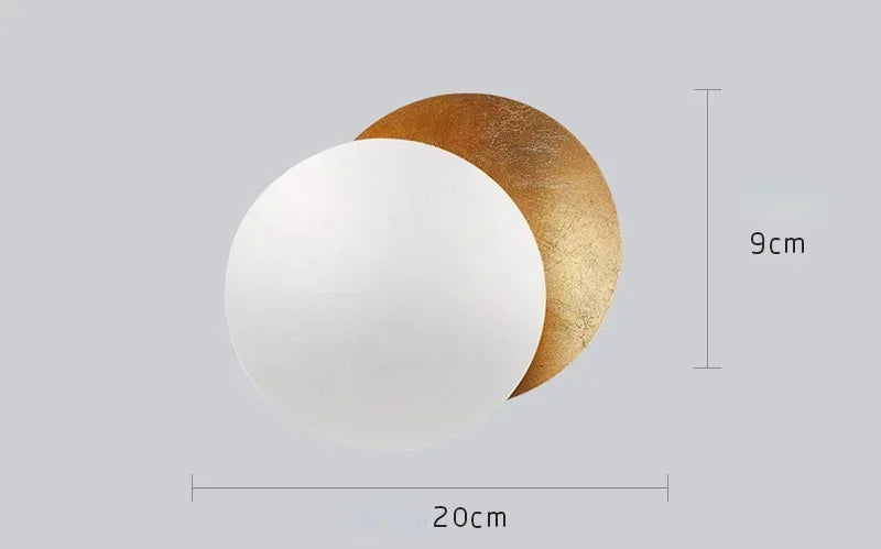applique murale moderne or texturée éclairage chambre cuisine salon led 2000lm 25cm