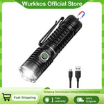 lampe torche rechargeable led xhp70d 4500lm aimant noir texturé moderne hiking 200500mètres 30w usbc