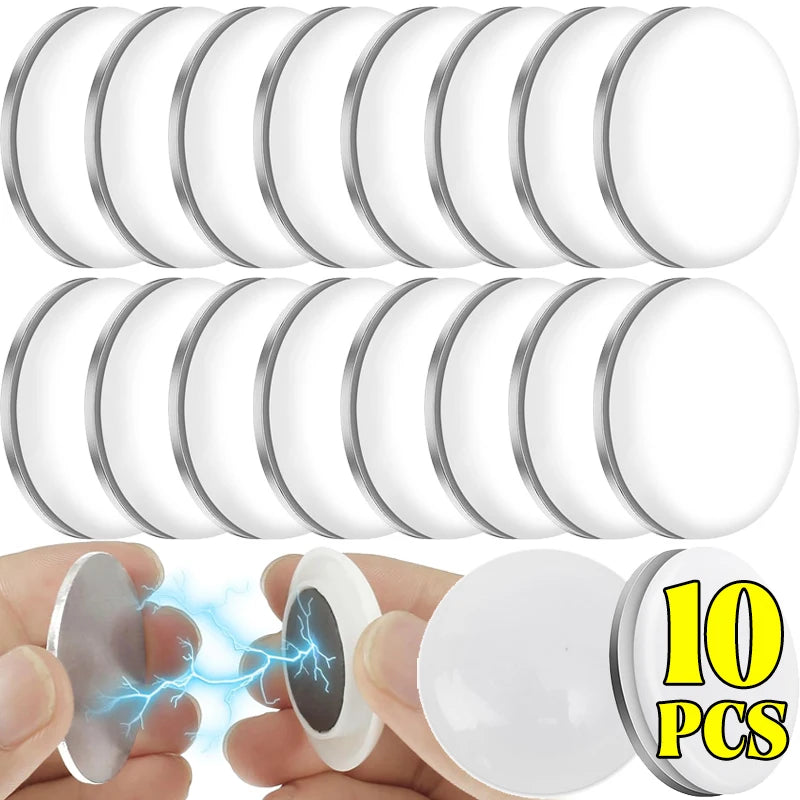 aimants magnétiques blanc noir modernes 10pcs 12pcs 1pc 2pcs 4pcs rond lisses 25cm 4cm