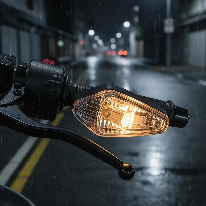 ampoule led dorée blanche points lumineux clignotant moderne adhésif connecteurs électriques sécurité voiture