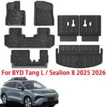 tapis sol voiture noir rayures diagonales anti dérapant double couche moderne résistant avant arrière