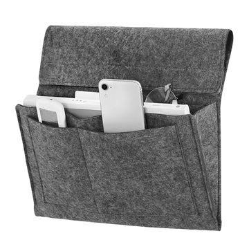 Organisateur mural anti dérapage durable pochettes rangement moderne beige gris foncé