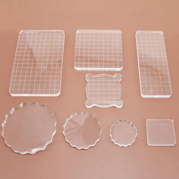 supports découpe transparents grille adhésif moderne bricolage scrapbooking