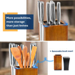 Porte-couteau magnétique avec couteaux rangés