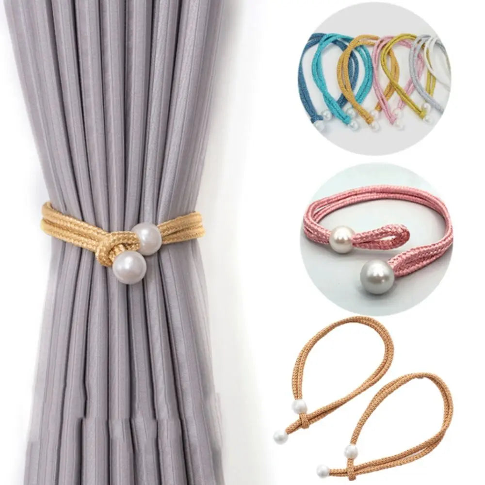 boucles rideau coton moderne rose bleu gris jaune blanc ornement