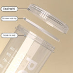 conteneur réfrigerateur transparent moderne 600ml 800ml 1000ml 1500ml scellé réutilisable sans motif