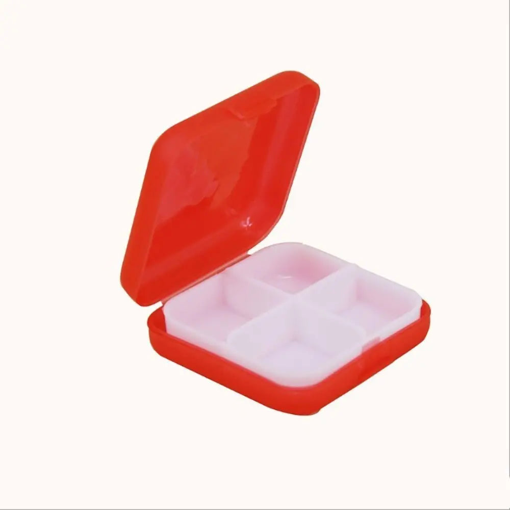 organiseur pilules semaine compartiments portable boîte verte blanche rouge rose bleu croix moderne