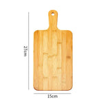 planches découper bambou naturel rectangulaires respectueuses l'environnement modernes 35cm 18cm