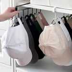 rangement mural casquettes sacs bandoulière clips métal couleur blanc noir rose casual
