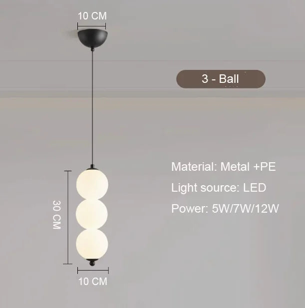 lumières suspendues modernes globes blanc doré chambre salon led minimalistes