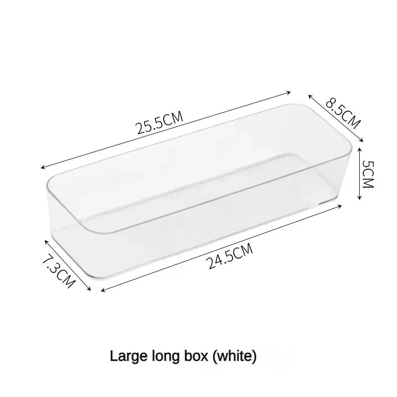 organisateurs rangement tiroir transparent boites rangement minimaliste reutilisable respectueux environnement cosmétiques maquillage brosse pinceaux