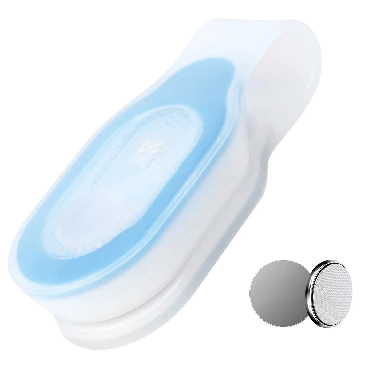 lampe torche clip magnétique led bleu moderne auto défense lumière intense pratique