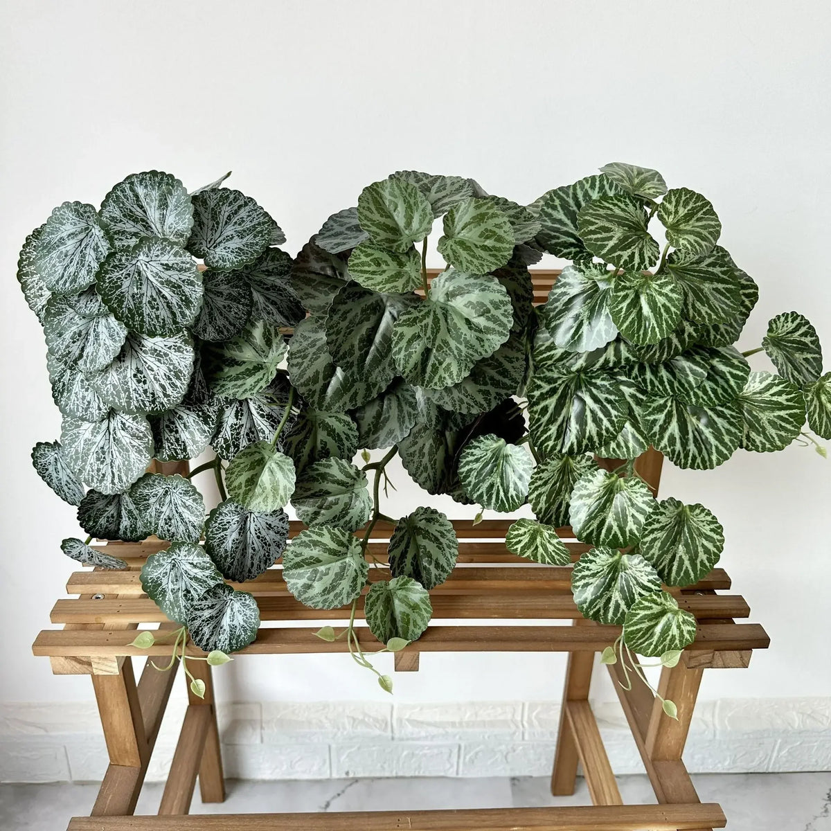 plantes artificielles feuilles ovalées vertes modernes minimaliste 45cm 29 feuillesintérieur décoration