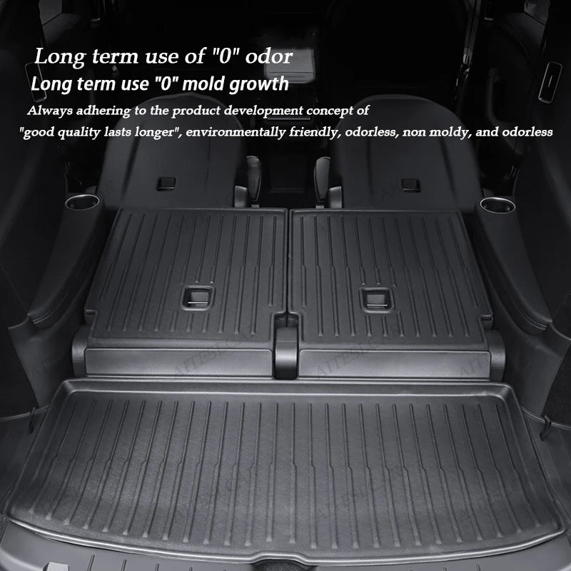 tapis coffre noir rayures horizontales clips modernes imperméable résistant intempéries tpe tapis