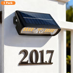 lampe solaire murale noire ip65 led moderne clips fixations 2492000lm