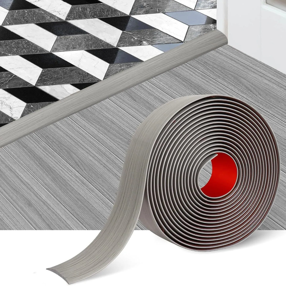 ruban garniture sol adhésif pvc aspect bois moderne marron rouge gris noir blanc 1m