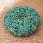 coussin ethnique motif floral géométrique bleu rouge vert beige coussin siège coussin dossier polyester