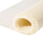tapis anti dérapant pvc alvéolaire blanc crème utilitaire semi transparent meubles yoga 50cmx80cm