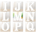 lettres decoratives bois blanc simples classiques decoration murale