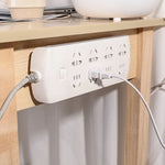 adhésifs blancs multi usages 10 pièces organiseur moderne prise électrique support cuisine blanc