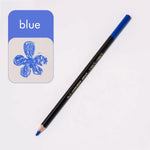 crayons sous glaçe 12 couleurs noires blanches bleues vertes orangées rouges marrons grises roses