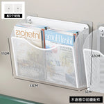 porte documents mural blanc moderne maille fine clips suspension chambre rangement articles divers