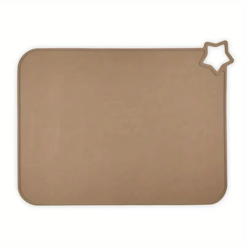 tapis souris silicone sans motif moderne rose beige gris vert bleu jaune marron respectueux