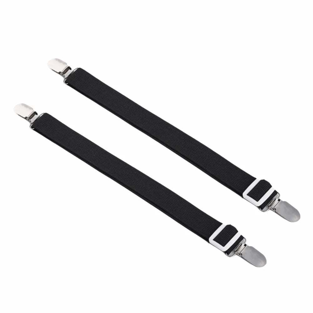 clips suspension tissu uni rose beige violet bleu clair blanc noir modernes réglables anti